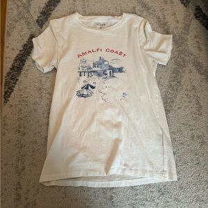 J. Crew Amalfi Coast Tee - White and Blue